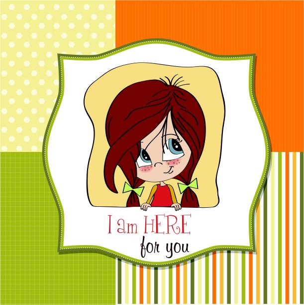 小女孩微笑图片下载