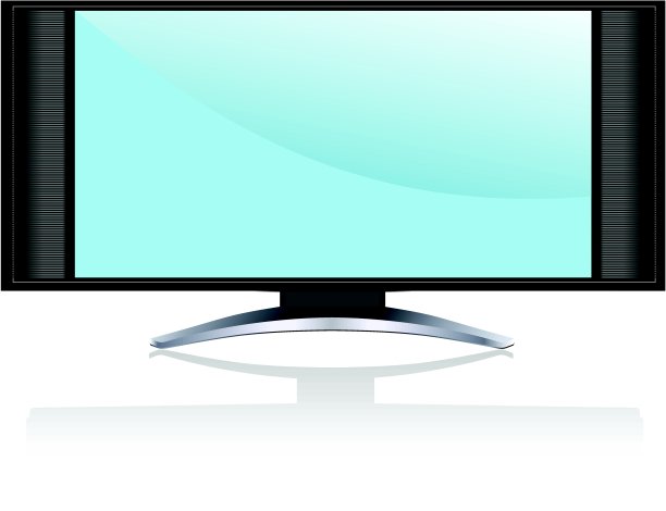 等离子或液晶电视的屏幕图片下载