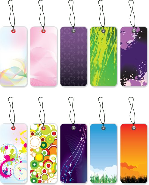 新的风格书签设计图片下载