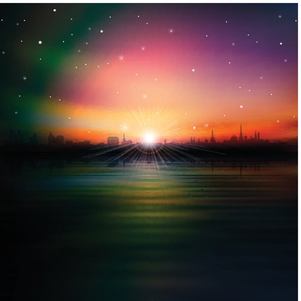 塔林剪影的抽象背景图片下载