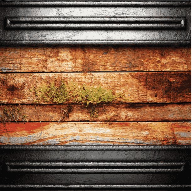 金属和木材背景图片下载