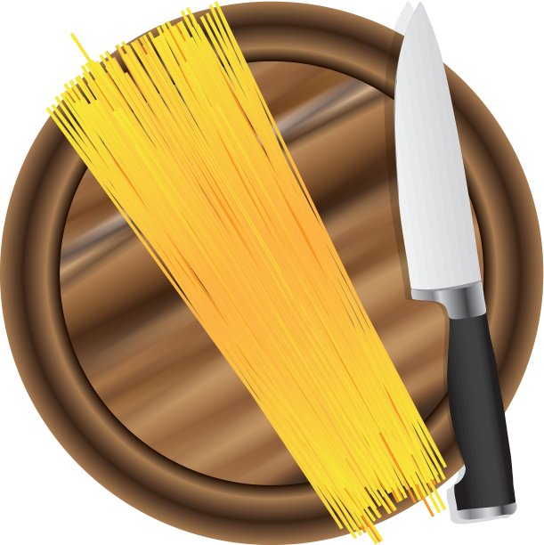 厨房黑板上的意大利面图片下载