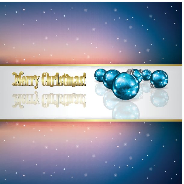 抽象的圣诞问候用装饰和星星图片下载
