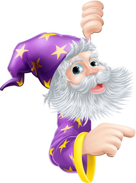 巫师偷看着四周的标志图片下载