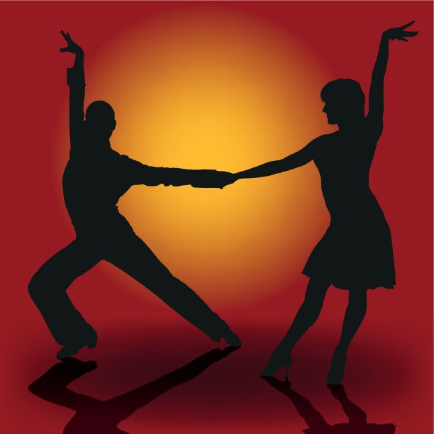 跳舞的轮廓图片下载