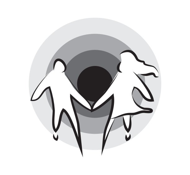 情侣和太阳图片下载