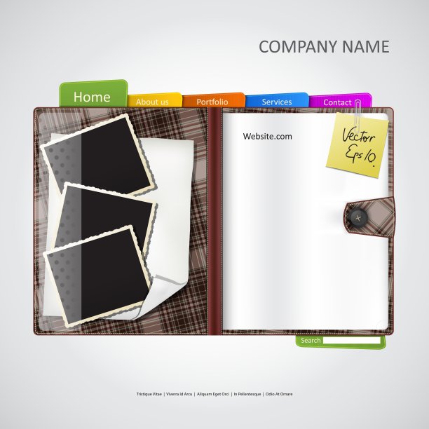 网站模板的议程图片下载