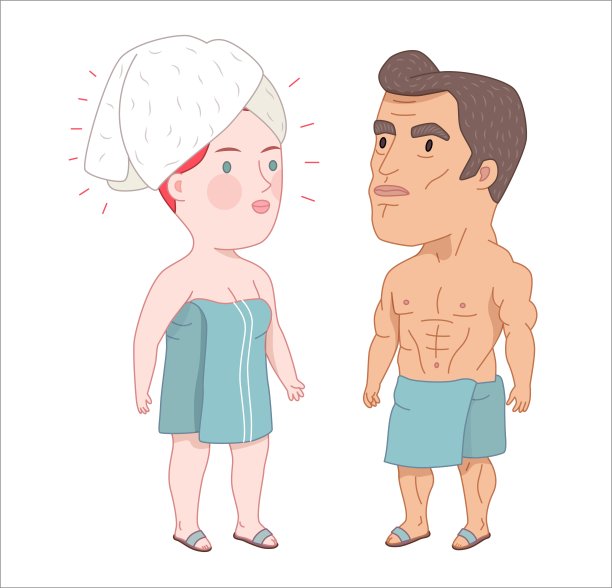 淋浴后，渡渡鸟人收藏图片下载