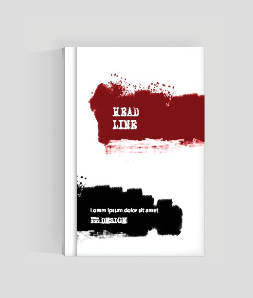 黑色和红色的抽象设计。图片下载