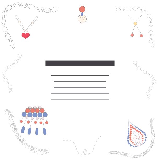 珠宝装饰框架插图。图片下载