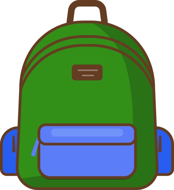 背包图标-矢量学校符号-旅行图标图片下载