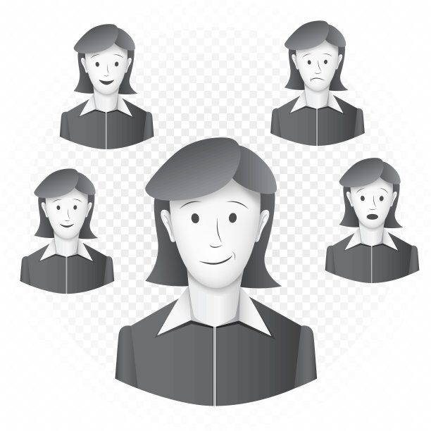 女人以情感为模板图片下载