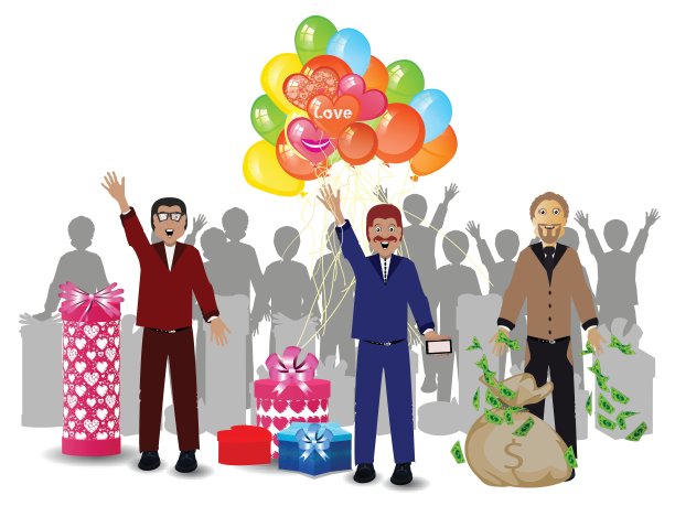 一份来自国际妇女节的礼物图片下载