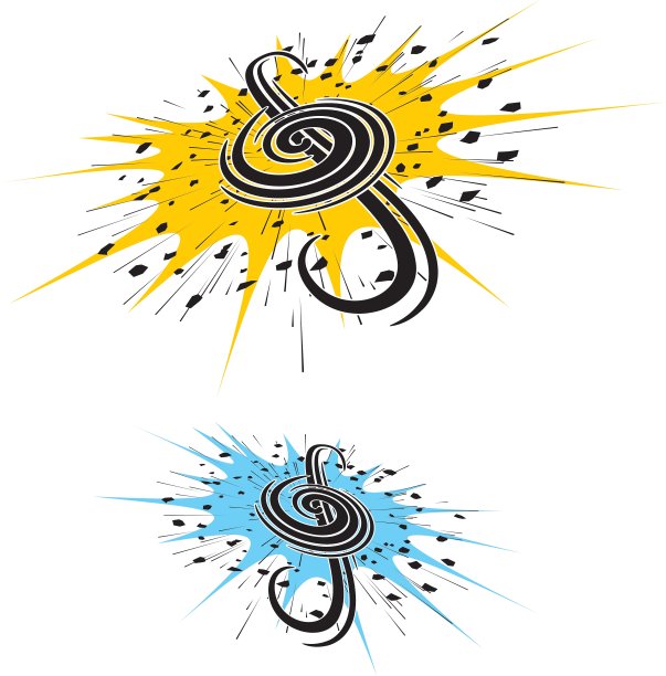 谱号音乐主题图片下载