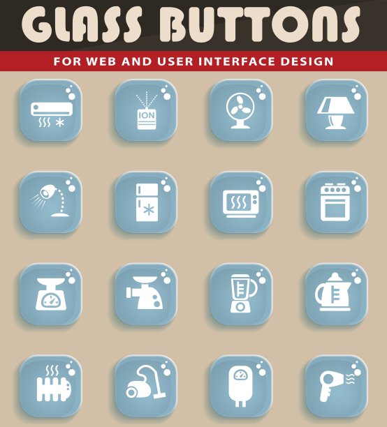 家电图标集图片下载