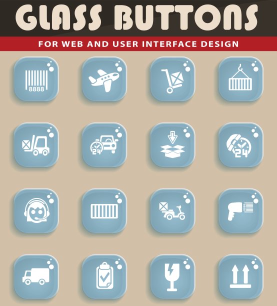 送货服务图标集图片下载