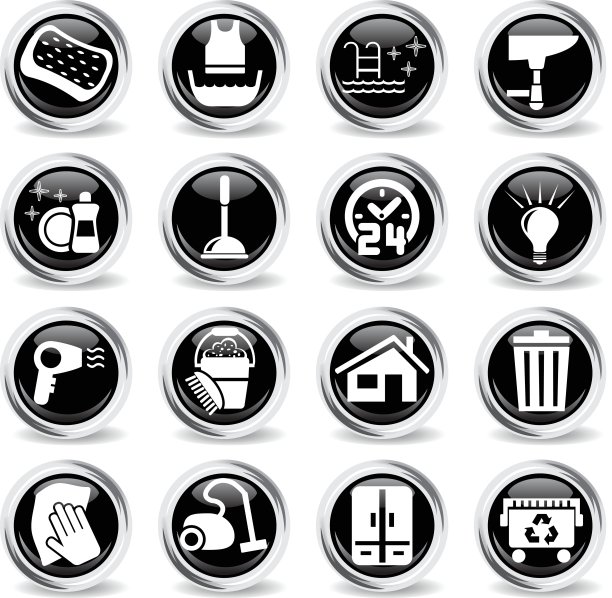 清洁公司图标集图片下载