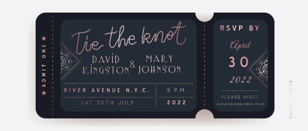 航海婚礼矢量设计图片下载