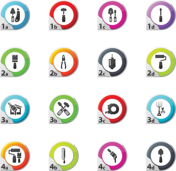 工作工具图标集图片下载