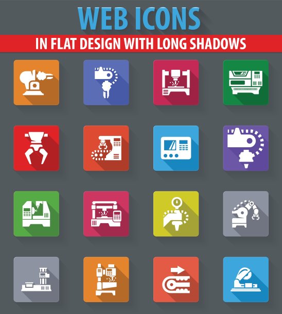 机床图标集图片下载