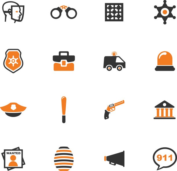 警察图标设置图片下载