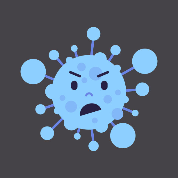 阻止冠状病毒概念新型冠状病毒愤怒病毒细胞covid-19预防图片下载