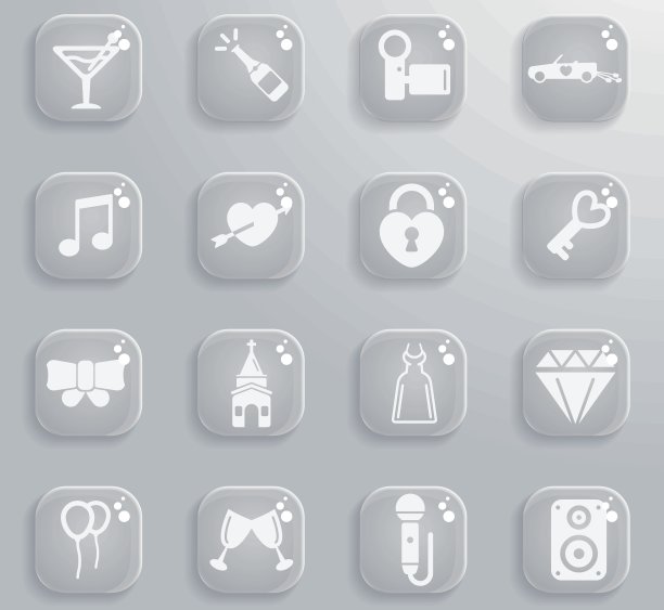 婚礼简单的图标图片下载