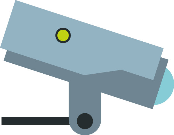 闭路电视摄像设备隔离图标图片下载