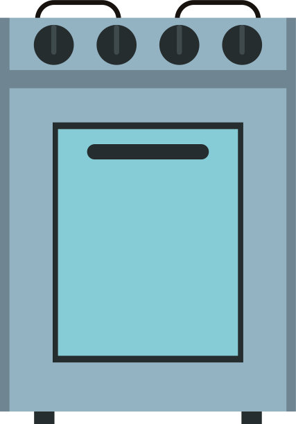 烤箱家电隔离图标图片下载