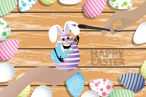 复活节是你设计的完美例证图片下载