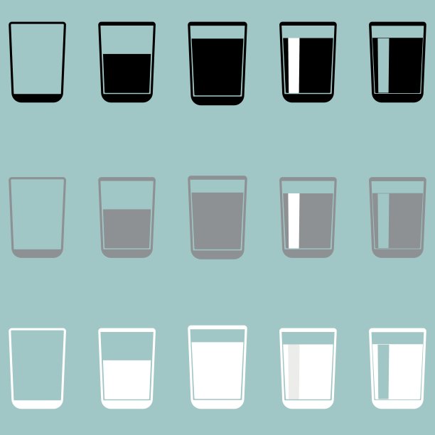 玻璃杯立管或顶针图标。图片下载