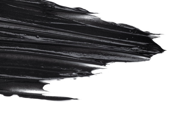 黑色滑脱卸妆体或面霜面膜纹理背景图片下载