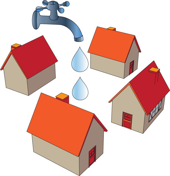 节约用水，用水从龙头流出图片下载