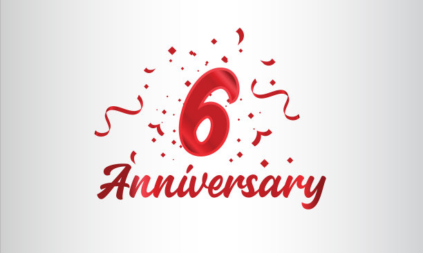 6周年庆典背景图片下载