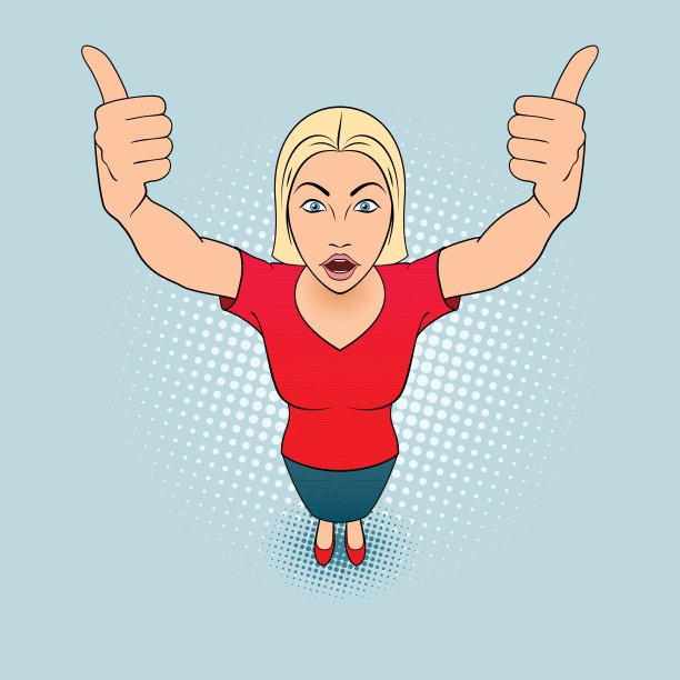 女人的手势图片下载