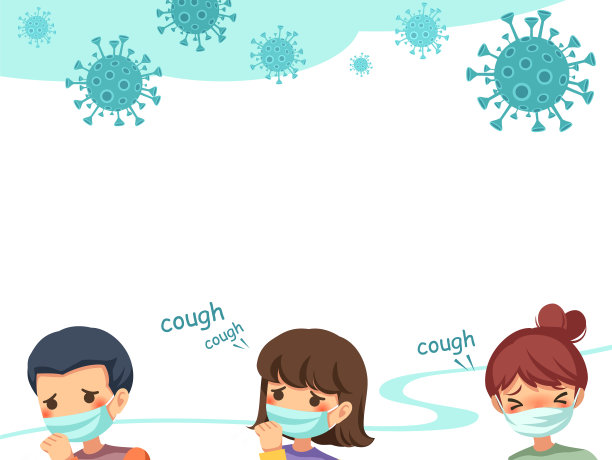 患者和冠状病毒背景图片下载