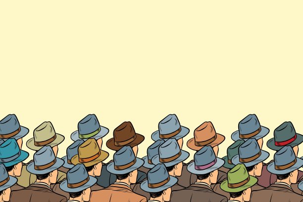 观众的背景，男人向后站图片下载