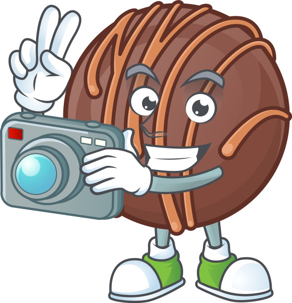 很酷的摄影师巧克力果仁球人物图片下载