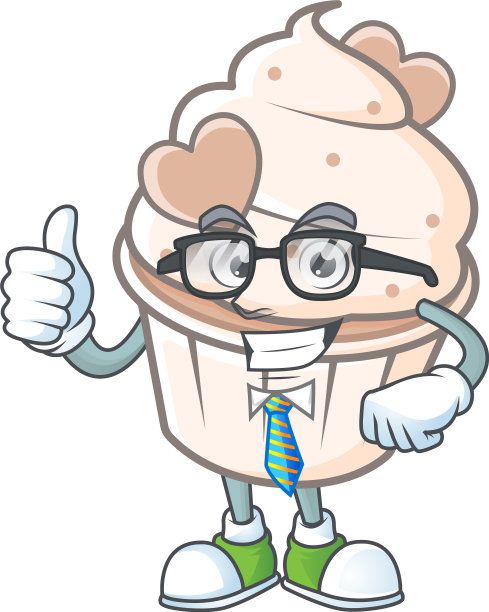 卡通人物商人白霜爱图片下载