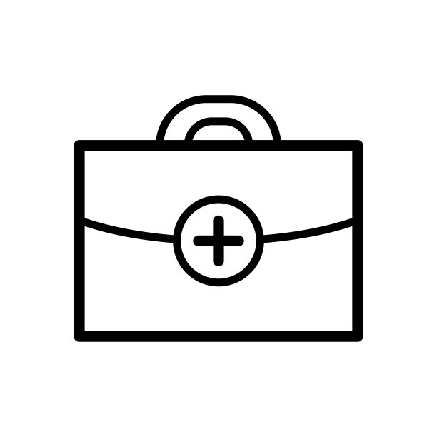 医疗套件图标平面矢量模板设计流行图片下载