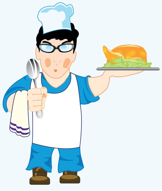 做饭吃饭图片下载