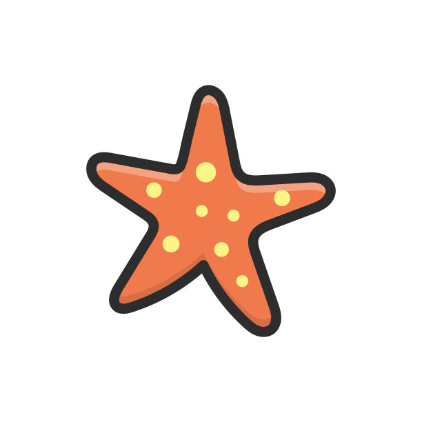海星矢量图标图片下载