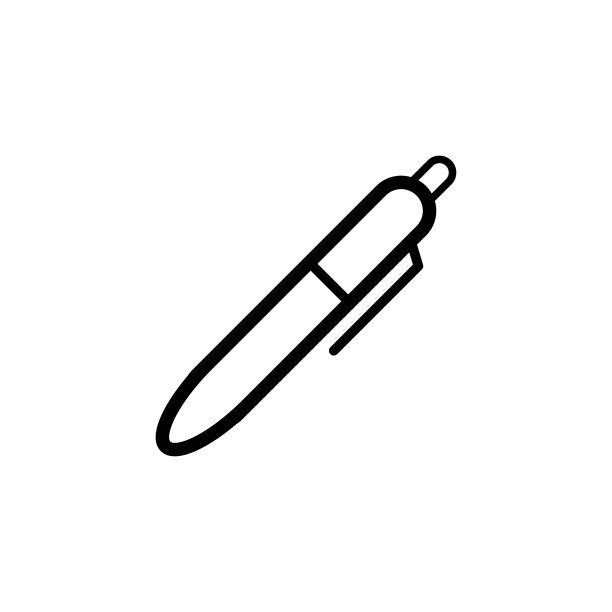 钢笔图标平面矢量模板设计流行图片下载