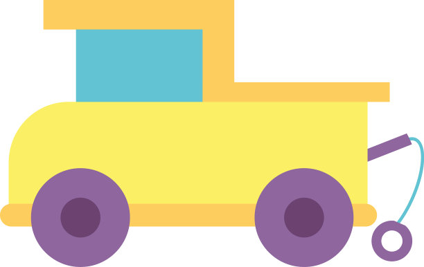 隔离卡车玩具设计图片下载