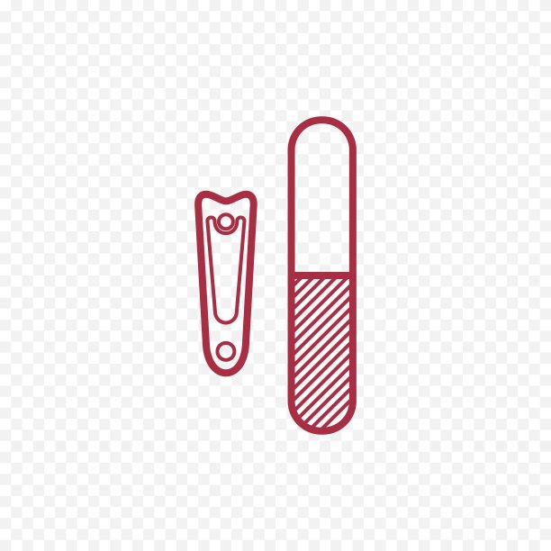 指甲钳线性图标。细线图示。修指甲钳轮廓符号。矢量孤立轮廓图图片下载