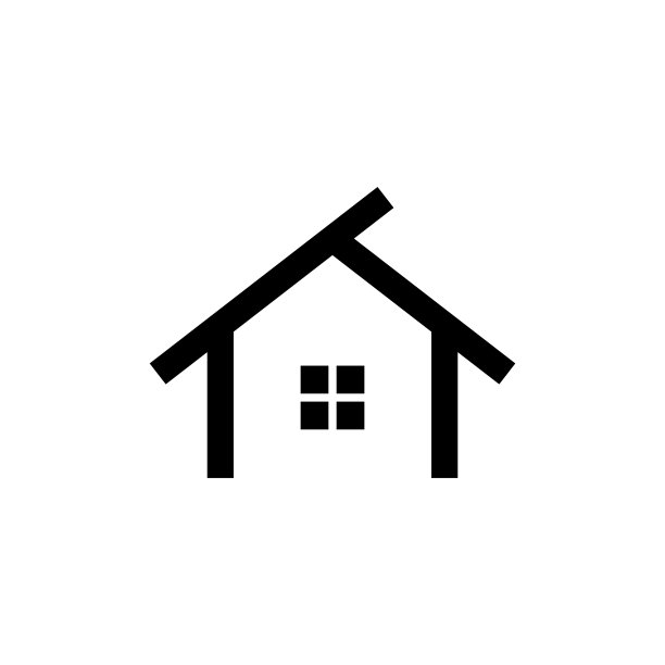 房屋图标设计模板矢量素材图片下载