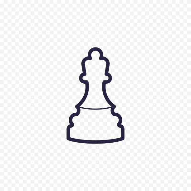 国际象棋线性图标图片下载