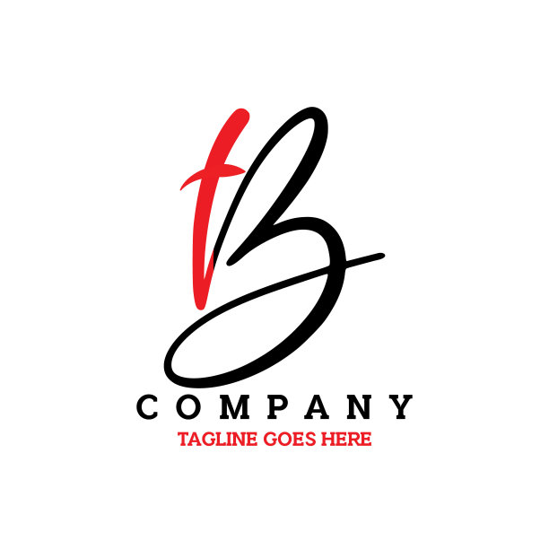 字母B +标识向量插画图片下载