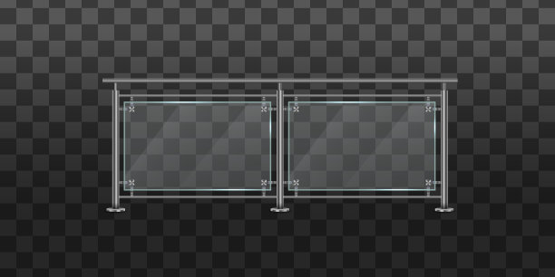 玻璃栏杆,栏杆上。图片下载