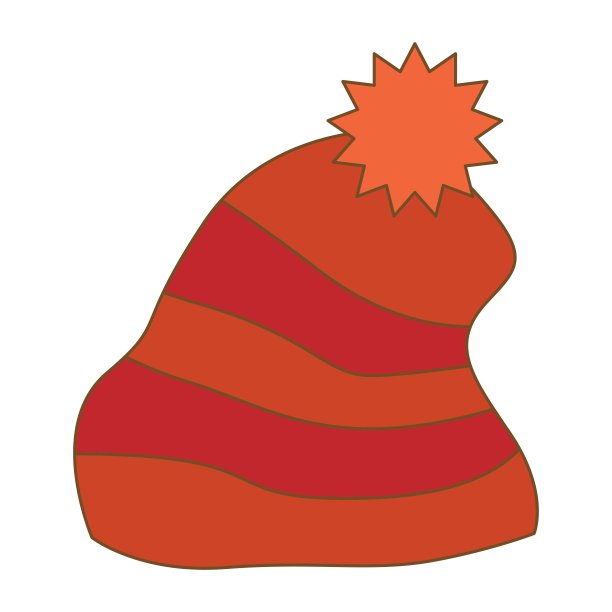 平色针织帽图标图片下载